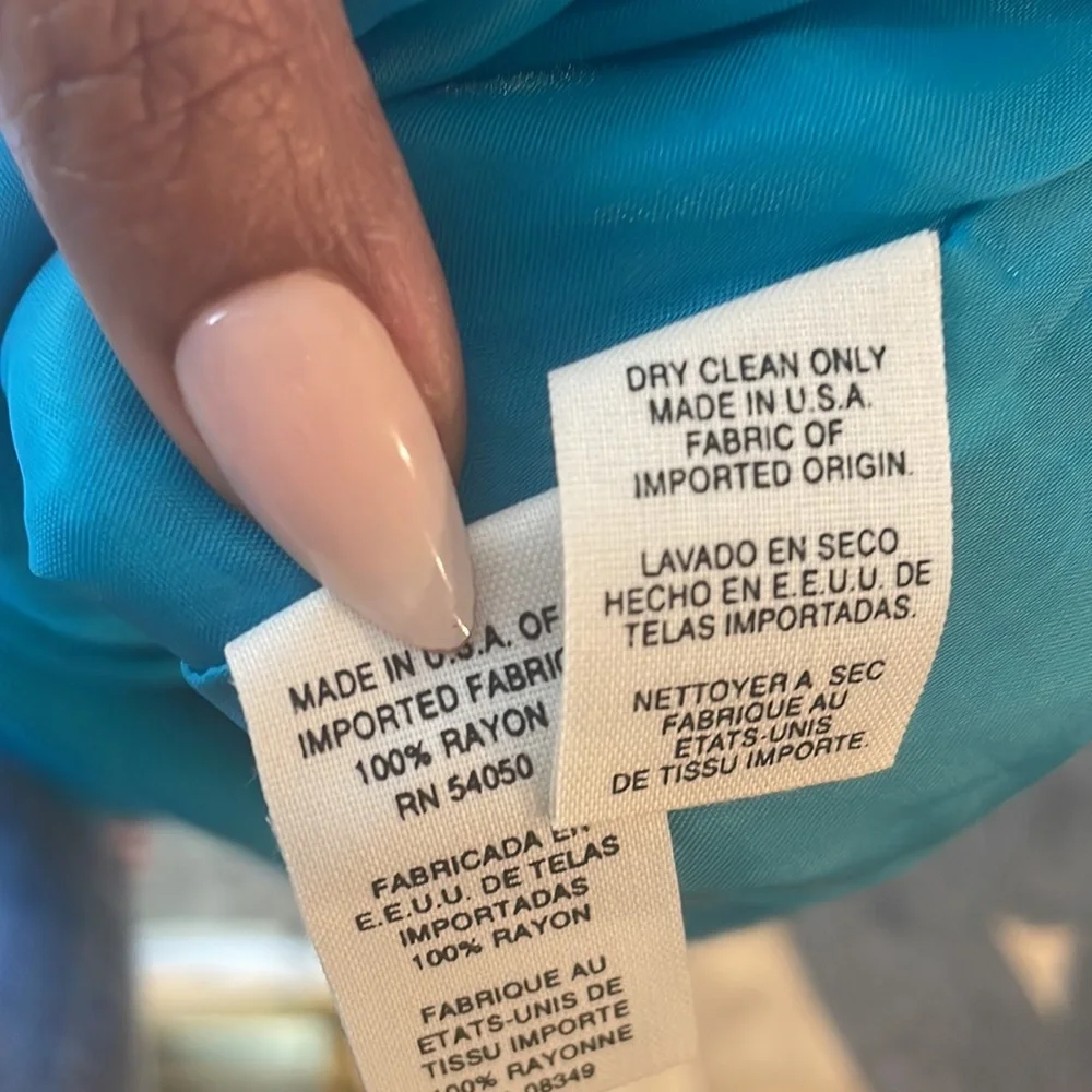 EST $1200 Vintage Christian Dior Women's Blue Blazer